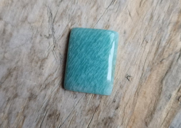 Cabochon amazonit, 27x20 mm