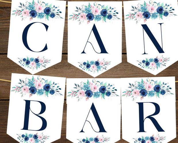 Ghirlandă candy bar flori mov