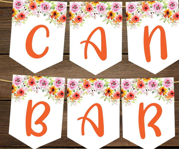Ghirlandă candy bar flori mov