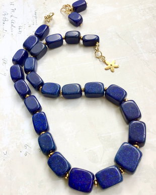 Colier lapis lazuli
