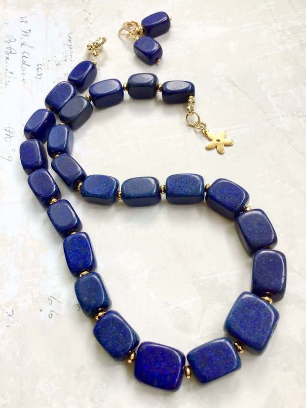 Colier lapis lazuli