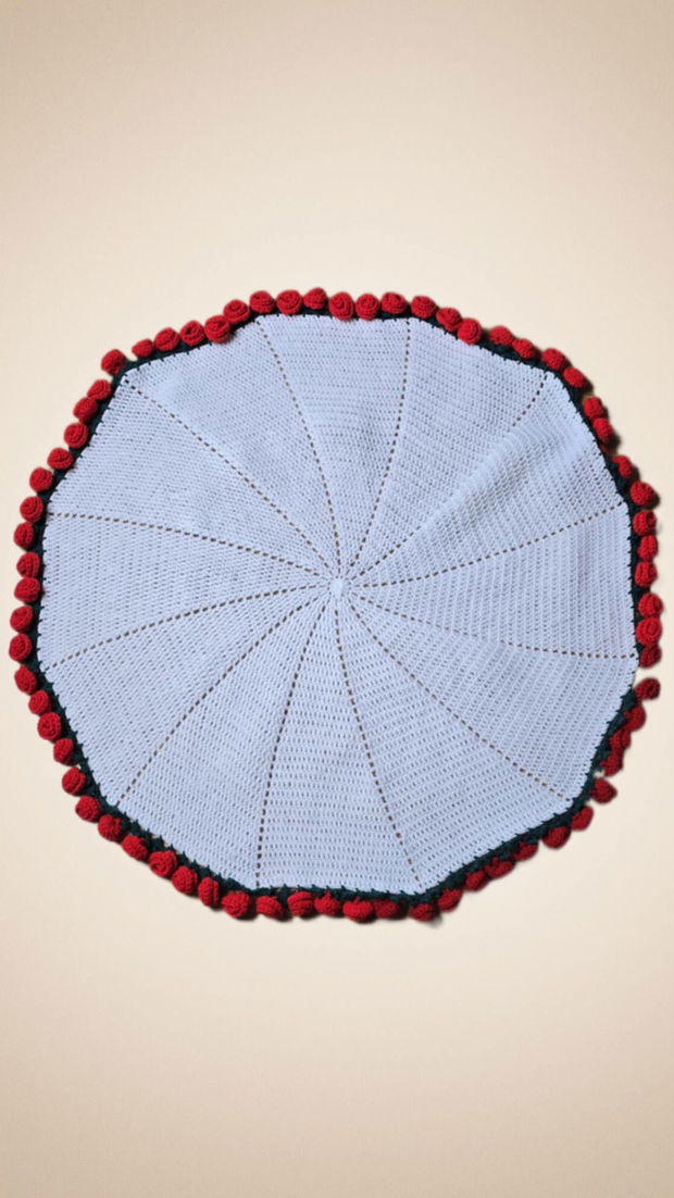 Paturica buchet de trandafiri