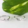 Baza inel, reglabil, argint 925, platinat (1)