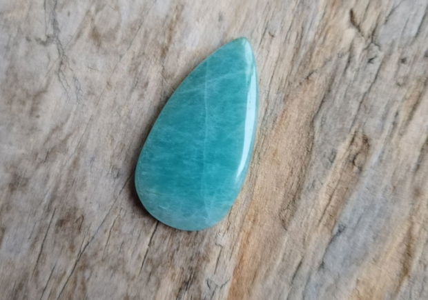 Cabochon amazonit, 36x20 mm