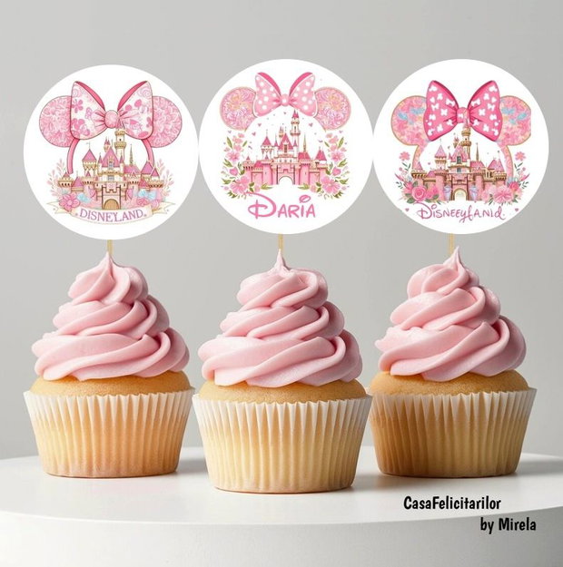 Toppere Candy Bar Unicorn Pastel Personalizate cu Nume