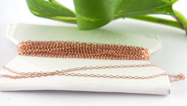 Lant, rose gold filled 14k, 1.2mm (0.1)