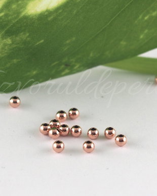 Margele, rose gold filled 14k, 2.5mm (1)