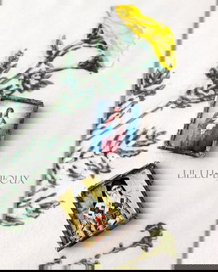 Iconita realizata cu tehnica vitraliului