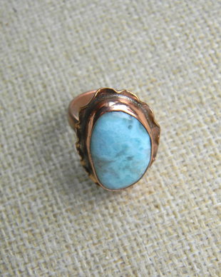 Inel larimar (F28-2)