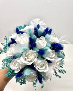 Buchet mireasa sau nasa - trandafiri de sapun, cod B33