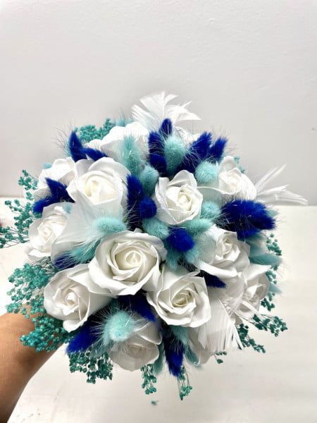 Buchet mireasa sau nasa - trandafiri de sapun, cod B33