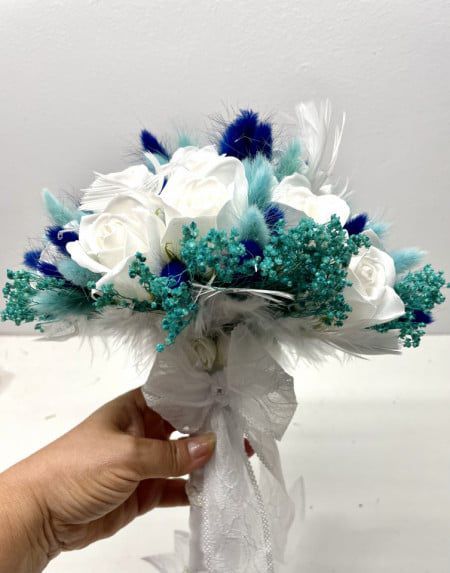 Buchet mireasa sau nasa - trandafiri de sapun, cod B33