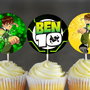 Set Toppere Brioșe Rotunde  Tematică Ben 10