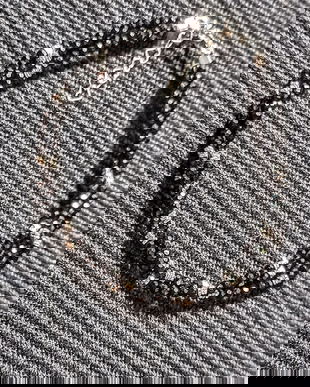 Bratara argint X3 spinel negru minimalista boho chic trendy cadou - Transport gratuit