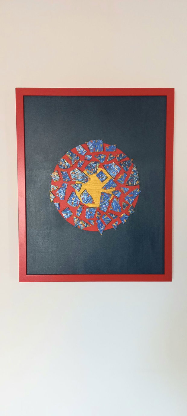 Tablou hand made Broken Sun