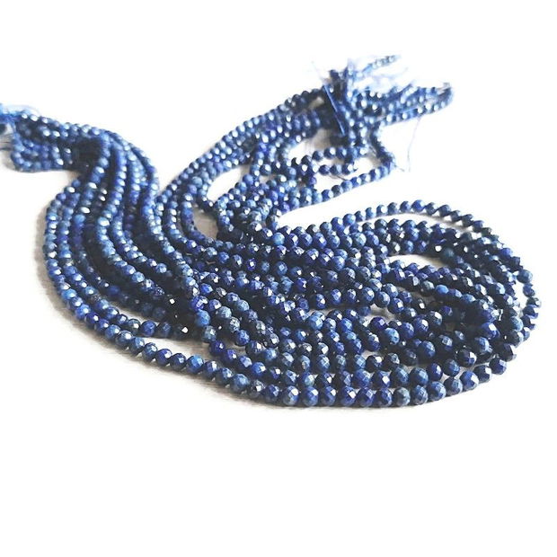 Lapis lazuli fatetat 3mm (19cm)  MG.0190