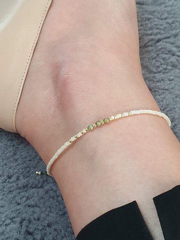 Brățară de gleznă "Simplitate Aurie"  Eleganță minimalistă