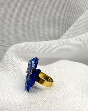 Inel reglabil - handmade din rasina 00497