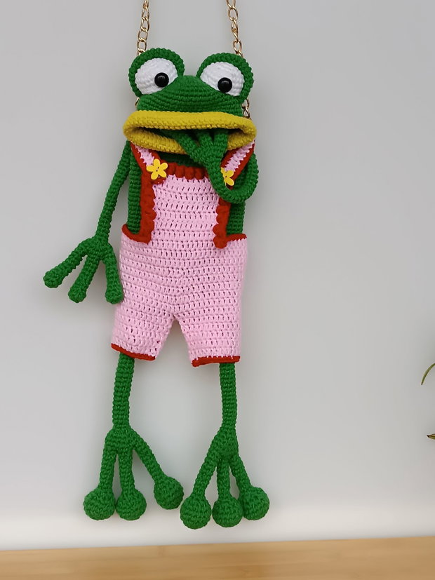 Geantă croșetată Froggy Bag