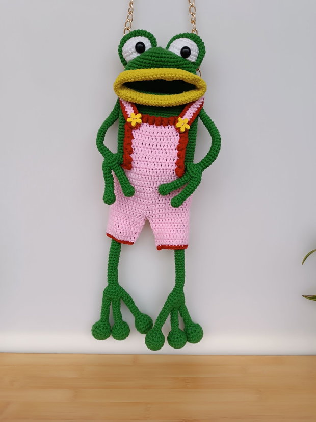 Geantă croșetată Froggy Bag