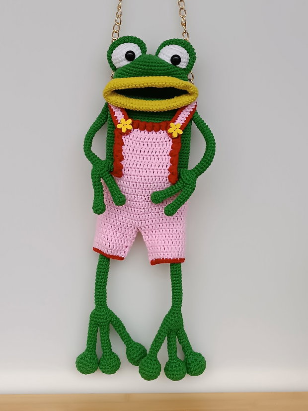 Geantă croșetată Froggy Bag