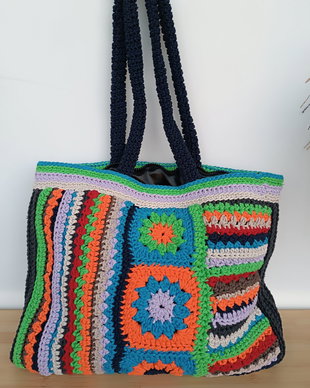 Geantă croșetată Boho chic