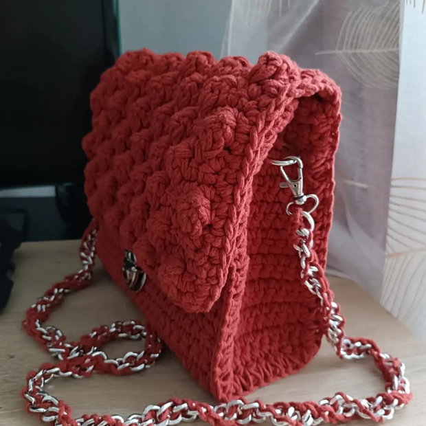 Geantă croșetată Ruby Pop