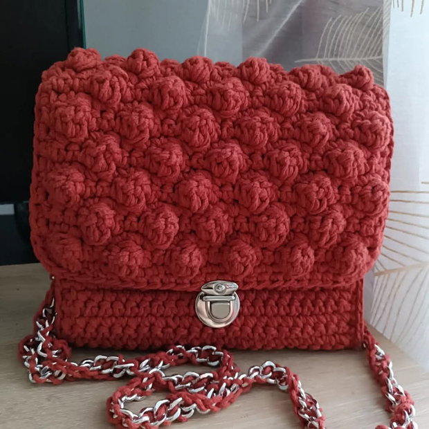 Geantă croșetată Ruby Pop