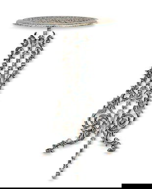 Masuta pentru plante din fonta antik green