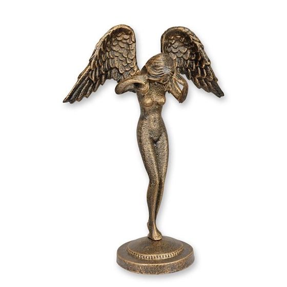 Coboara noaptea-statueta din fonta masiva