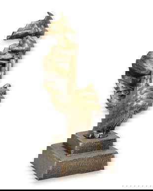 Soapta-statueta din fonta masiva