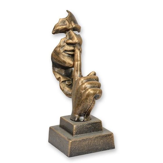 Soapta-statueta din fonta masiva