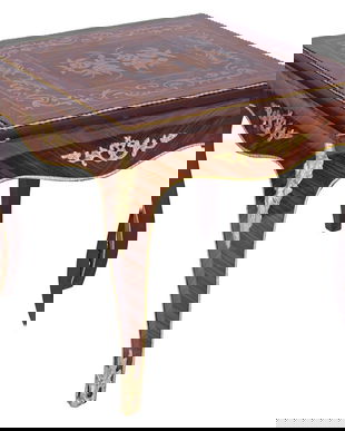 Masuta baroc din lemn masiv furniruit