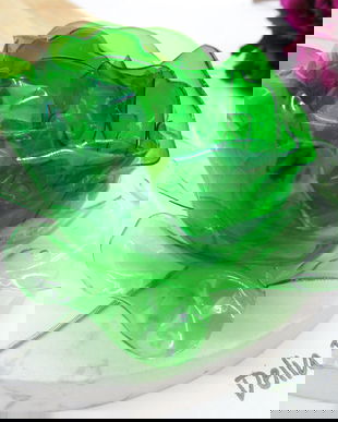 Colier statement handmade unicat - PET-uri (plastic) reciclate - floare (cod1245)