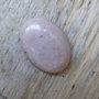 Cabochon rodonit roz prafuit, 30x22 mm