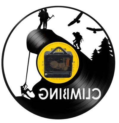 ALPINISTI-ceas de perete