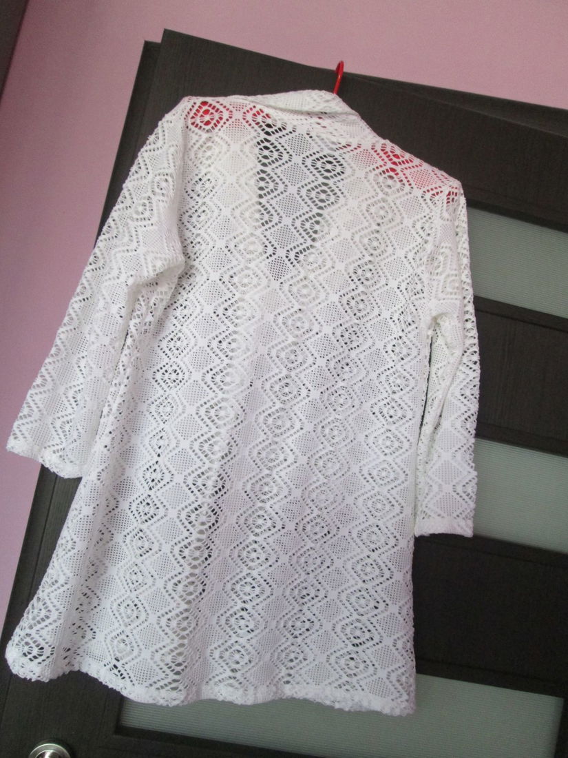 blezer alb dantelat  elegant M/L