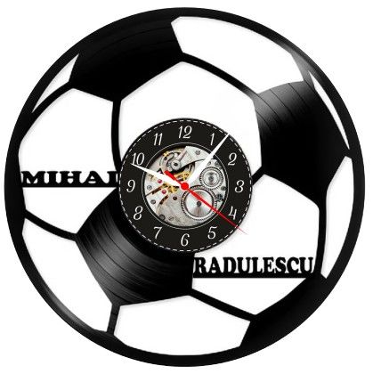 FOTBALIST-ceas de perete (personalizabil)