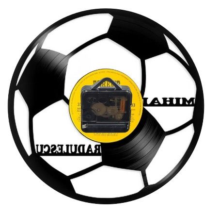 FOTBALIST-ceas de perete (personalizabil)