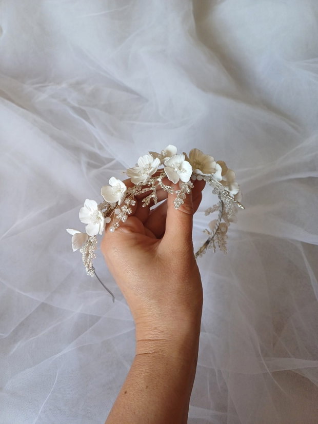 Diadema mireasa "Fleur Amour"