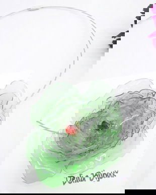 Colier statement handmade unicat - PET-uri (plastic) reciclate - floare (cod1240)