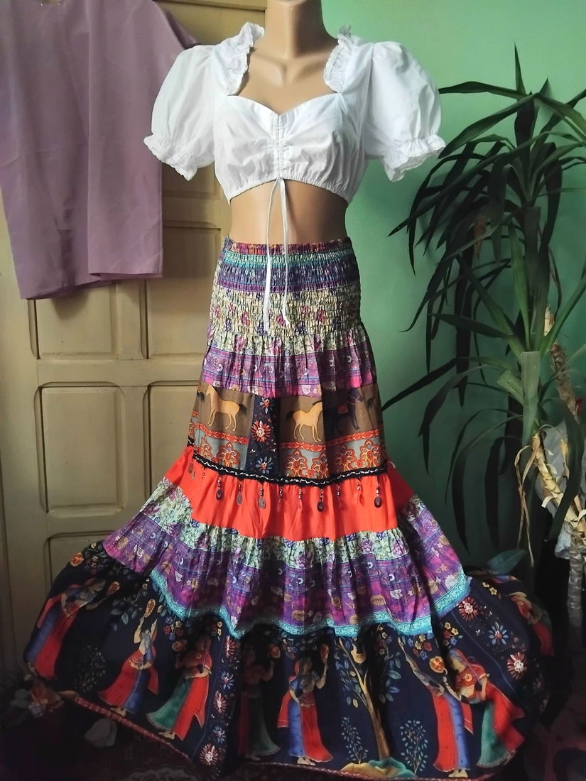 Fusta stil gipsy/rochie