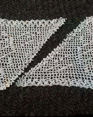 aplicatie dreptunghiulara  crosetata  24/19 cm