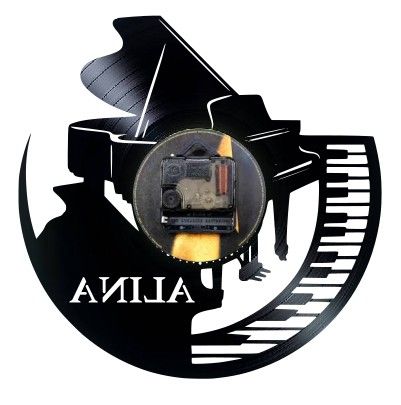PIANIST-ceas de perete (personalizabil)