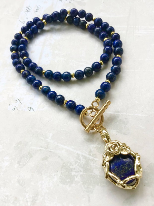Colier lapis lazuli