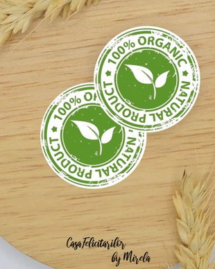 Stickere 100 % Organic