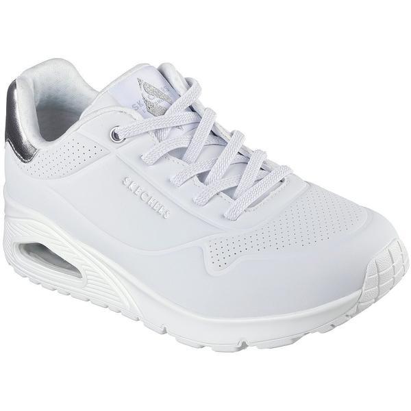 Pantofi sport femei Skechers Uno - Shimmer Away 155196-WSL, 36, Alb