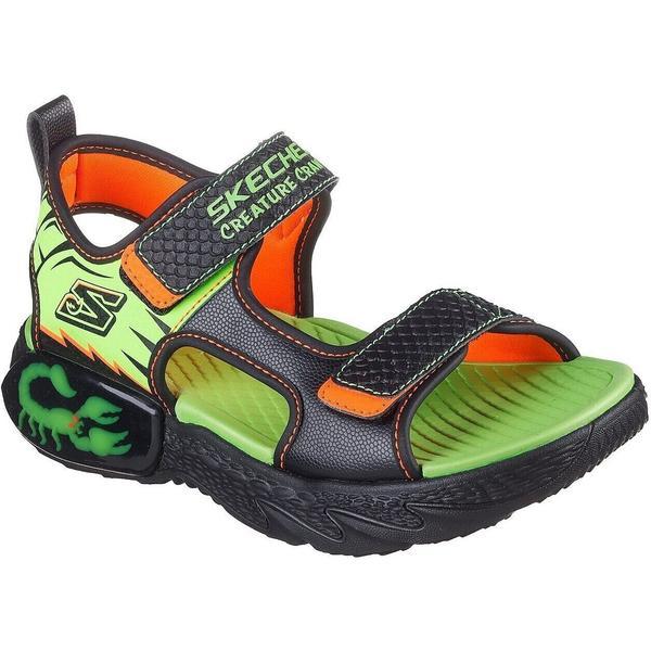 Sandale copii Skechers Creature-splash-bugt 402121L-BKLM, 33, Verde