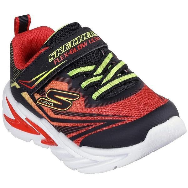 Pantofi sport copii Skechers S Lights-flex-glow 400139N-BKRD, 21, Rosu