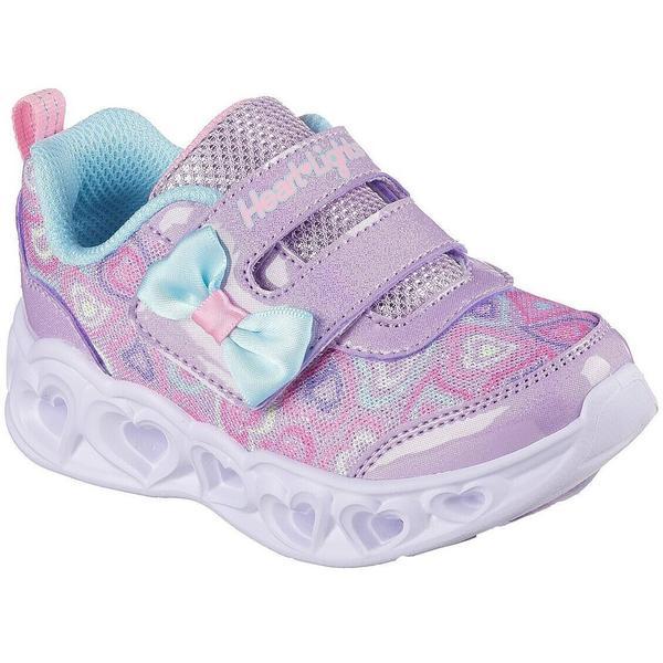 Pantofi sport copii Skechers S Lights-heart Ligh 303258N-LVMT, 22, Mov